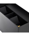 DAVOS * APLIQUE EXTERIOR LED* 4*6W 3000K NEGRO ARENADO